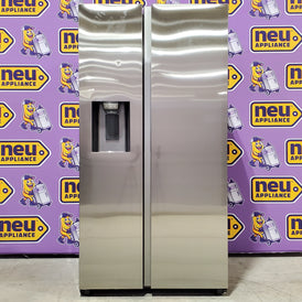 Pictures of Samsung 27.4-cu ft Side-by-Side Refrigerator with Ice Maker in Fingerprint Resistant Stainless Steel 4SD415 - RS27T5200SR - Scratch & Dent (Minor) - Neu Appliance Outlet - Discount Appliance Outlet in Austin, Tx