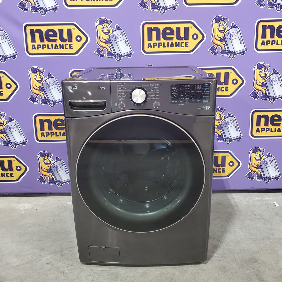 LG Front Load 4.5 Cu. Ft. Washer with TurboWash 360 Technology WM4000HBA - Scratch & Dent (Minor) and LG Smart Wi-Fi Enabled Front Load Electric 7.4 Cu. Ft. Dryer with TurboSteam 16202 - DLEX4000B - Scratch & Dent (Major)
