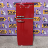 Galanz 22 in. 7.6 cu. ft. Retro Top Freezer Refrigerator, Hot Rod Red, Energy Star 25139SD812 - GLRF76TMRDER2 - Scratch & Dent (Moderate)