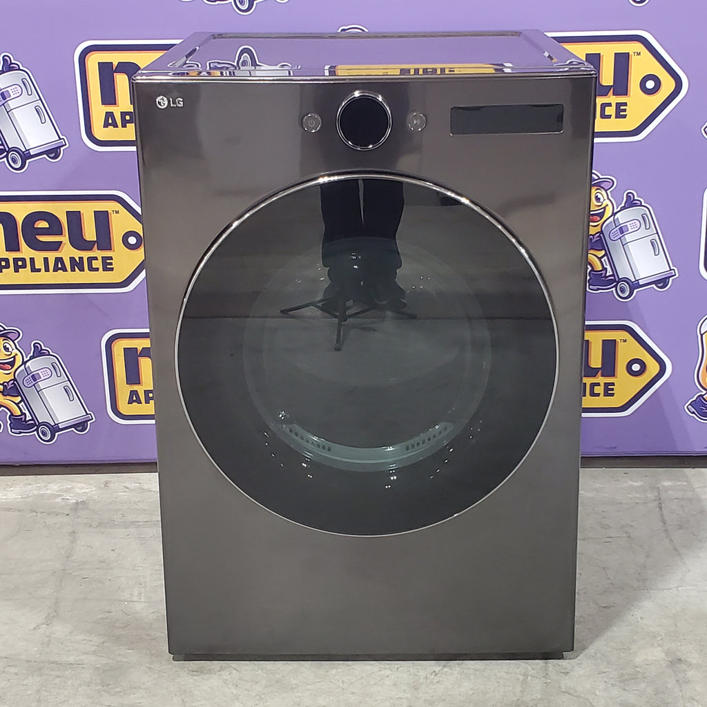 Pictures of LG 4.5 cu. ft. Smart Front Load Washer with TurboWash® 360° and ezDispense® WM5700HVA - Scratch & Dent (MInor) and LG Smart Mega Capacity 7.8 Cu. Ft. Front Load Dryer with Dual Inverter Heat Pump Technology DLHC5502V - Scratch & Dent (Minor) and - Neu Appliance Outlet - Discount Appliance Outlet in Austin, Tx