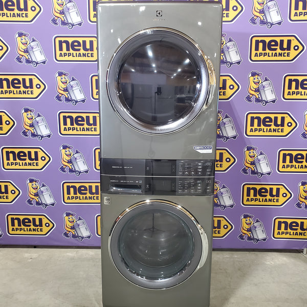 Electrolux Titanium 600 Series Laundry Tower Single Unit 4.5 cu ft Washer & 8 cu ft Electric Dryer 25136SD612 - ELTE7600AT - Scratch & Dent (Minor)