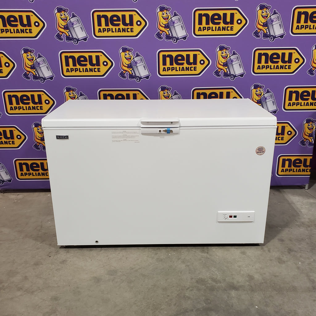 Pictures of Maytag 16 cu. ft. Chest Freezer in White 30131SD53 - MZC5216LW - Open Box - Neu Appliance Outlet - Discount Appliance Outlet in Austin, Tx