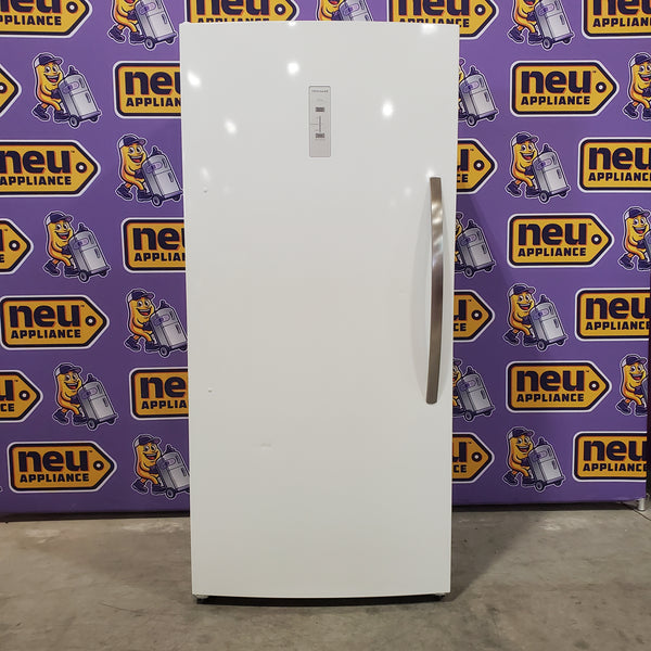 Frigidaire 20 Cu. Ft. ENERGY STAR Garage Ready White Upright Freezer with EvenTemp™ Cooling System 3SD950 - FFUE2024AW - Scratch & Dent (Moderate)