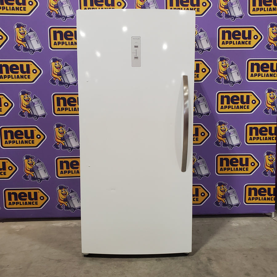 Frigidaire 20 Cu. Ft. ENERGY STAR Garage Ready White Upright Freezer with EvenTemp™ Cooling System 3SD950 - FFUE2024AW - Scratch & Dent (Moderate)
