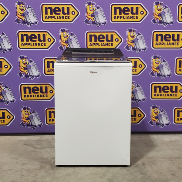 Whirlpool 5.2 - 5.3 cu. ft. Top Load Washer with 2 in 1 Removable Agitator and Load & Go™ Dispenser WTW8127LW - Scratch & Dent (Moderate)