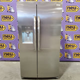 Frigidaire Gallery Smudge Proof Stainless Steel 26 Cu. Ft. Side by Side Refrigerator with Bright LED Lighting GRSS2652AF - Scratch & Dent (Major)
