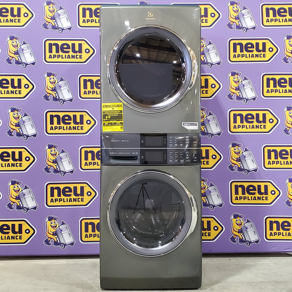 Pictures of Electrolux Titanium 600 Series Laundry Tower Single Unit 4.5 cu ft Washer & 8 cu ft Electric Dryer ELTE7600AT - Scratch & Dent (Minor) - Neu Appliance Outlet - Discount Appliance Outlet in Austin, Tx
