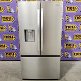 Whirlpool French Door 30 cu ft Refrigerator in Fingerprint Resistant Stainless Finish with In-Door Water and Ice Maker - 30 cu. ft. WRFF3536SZ - Scratch & Dent (Moderate)