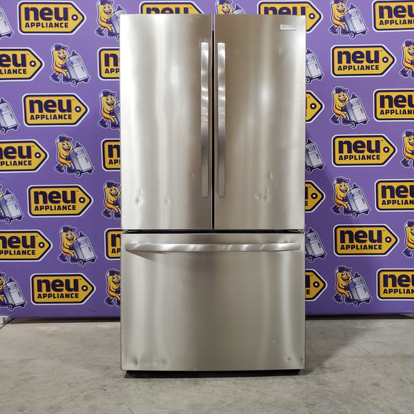 Frigidaire 29 Cu. Ft. Standard-Depth French Door Refrigerator in Stainless Steel - 3SD558 - FRFN2813AF - Scratch & Dent (Moderate)