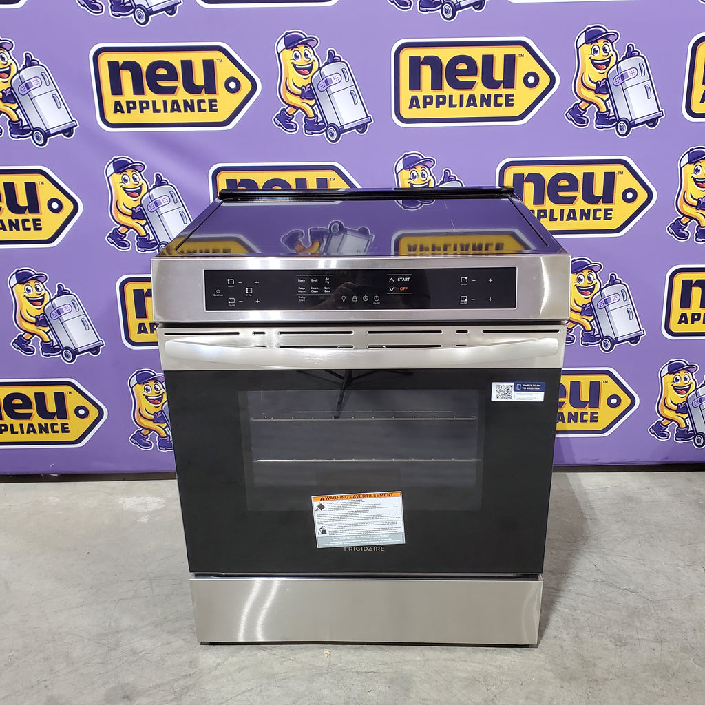 Pictures of Frigidaire 4 Burners 5.3-cu ft, Air Fry Convection Oven Slide-In Single Induction Range in Stainless Steel 3SD1036 - FCFI3082BS - Scratch & Dent (Minor) - Neu Appliance Outlet - Discount Appliance Outlet in Austin, Tx