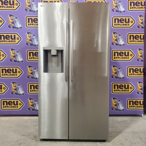 Pictures of LG 27 cu. ft. Smart Side-by-Side Refrigerator with Smooth Touch Ice & Water Dispenser 3SD664 - LL27T3530S - Open Box - Neu Appliance Outlet - Discount Appliance Outlet in Austin, Tx