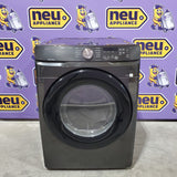 Samsung Frontload Brushed Black7.5 Cu. Ft.  Electric Dryer with Sensor Dry 22132SD148 - DVE45T6000V - Scratch & Dent (Moderate)