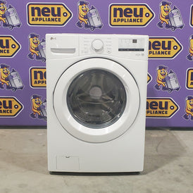 Pictures of LG 4.5-cu ft High Efficiency Stackable Front-Load Washer (White) ENERGY STAR WM3400CW - Scratch and Dent (Minor) - Neu Appliance Outlet - Discount Appliance Outlet in Austin, Tx