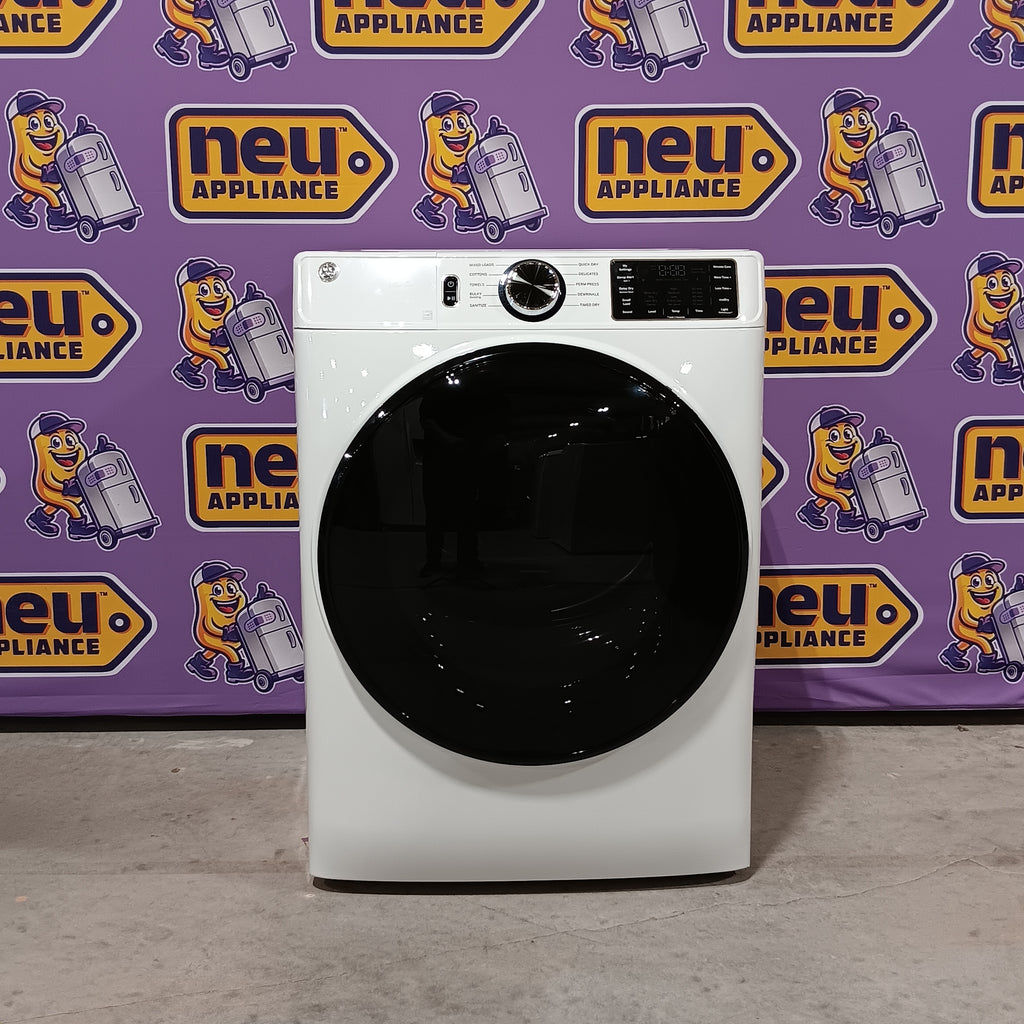 Pictures of GE ENERGY STAR 4.8 cu. ft. Capacity Smart Front Load Washer with UltraFresh Vent System GFW550SSNWW - New in Box and GE ENERGY STAR 7.8 cu. ft. Smart Front Load Electric Dryer with Sensor Dry GE9866E - GFD55ESSNWW - New in Box - Neu Appliance Outlet - Discount Appliance Outlet in Austin, Tx