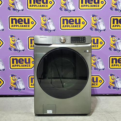 Samsung 4.5 cu. ft. Large Capacity Smart Front Load Washer with Super Speed Wash in Platinum 5SD188 - WF45B6300AP - Scratch & Dent (Minor)