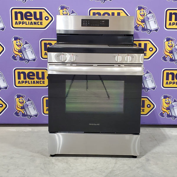 Frigidaire 30" Electric Range with Five Cooktop Element, Air Fry and Self Cleaning FCRE3083AS - Open Box