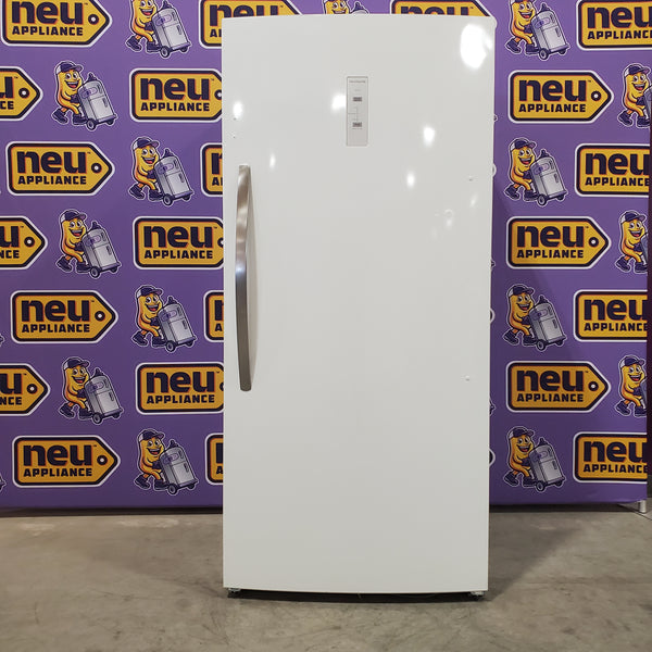 Frigidaire 20 Cu. Ft. ENERGY STAR Garage Ready White Upright Freezer with EvenTemp™ Cooling System - FFUE2024AW - Scratch & Dent - Minor