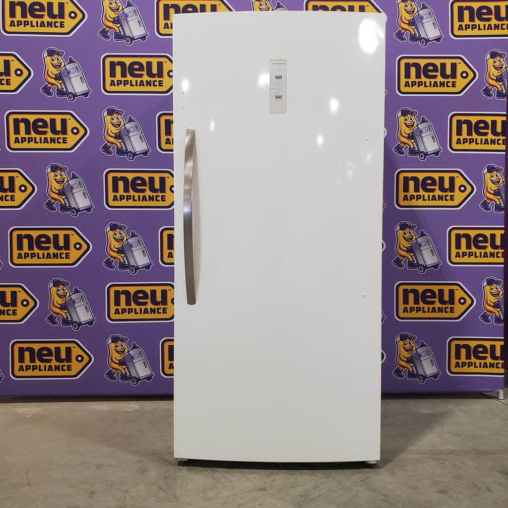 Pictures of Frigidaire 20 Cu. Ft. ENERGY STAR Garage Ready White Upright Freezer with EvenTemp™ Cooling System - FFUE2024AW - Scratch & Dent - Minor - Neu Appliance Outlet - Discount Appliance Outlet in Austin, Tx