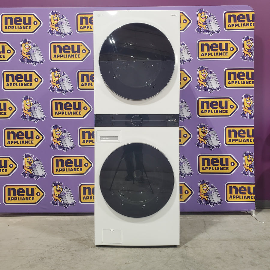 LG Single Unit Front Load LG WashTower™ with Center Control™ 4.5 cu. ft. Washer and 7.4 cu. ft. Electric Dryer - 3SD493 - WKEX200HWA - Open Box
