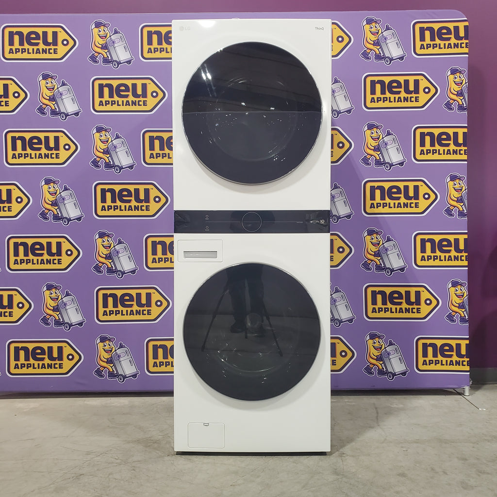 Pictures of LG Single Unit Front Load LG WashTower™ with Center Control™ 4.5 cu. ft. Washer and 7.4 cu. ft. Electric Dryer - 3SD493 - WKEX200HWA - Open Box - Neu Appliance Outlet - Discount Appliance Outlet in Austin, Tx