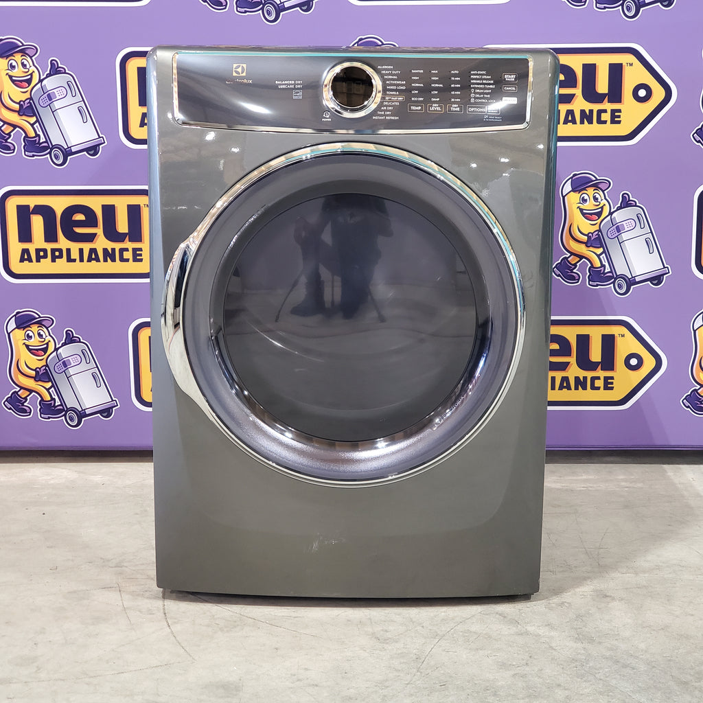 Pictures of Electrolux Titanium 600 Series Front Load 4.5 Cu. Ft. Washer with Smartboost ELFW7637AT and Optic Whites Cycle and Electrolux Titanium 600 Series 8.0 Cu. Ft. Dryer with Balanced Dry and Instant Refresh Cycle ELFE7637AT - Open Box - Neu Appliance Outlet - Discount Appliance Outlet in Austin, Tx