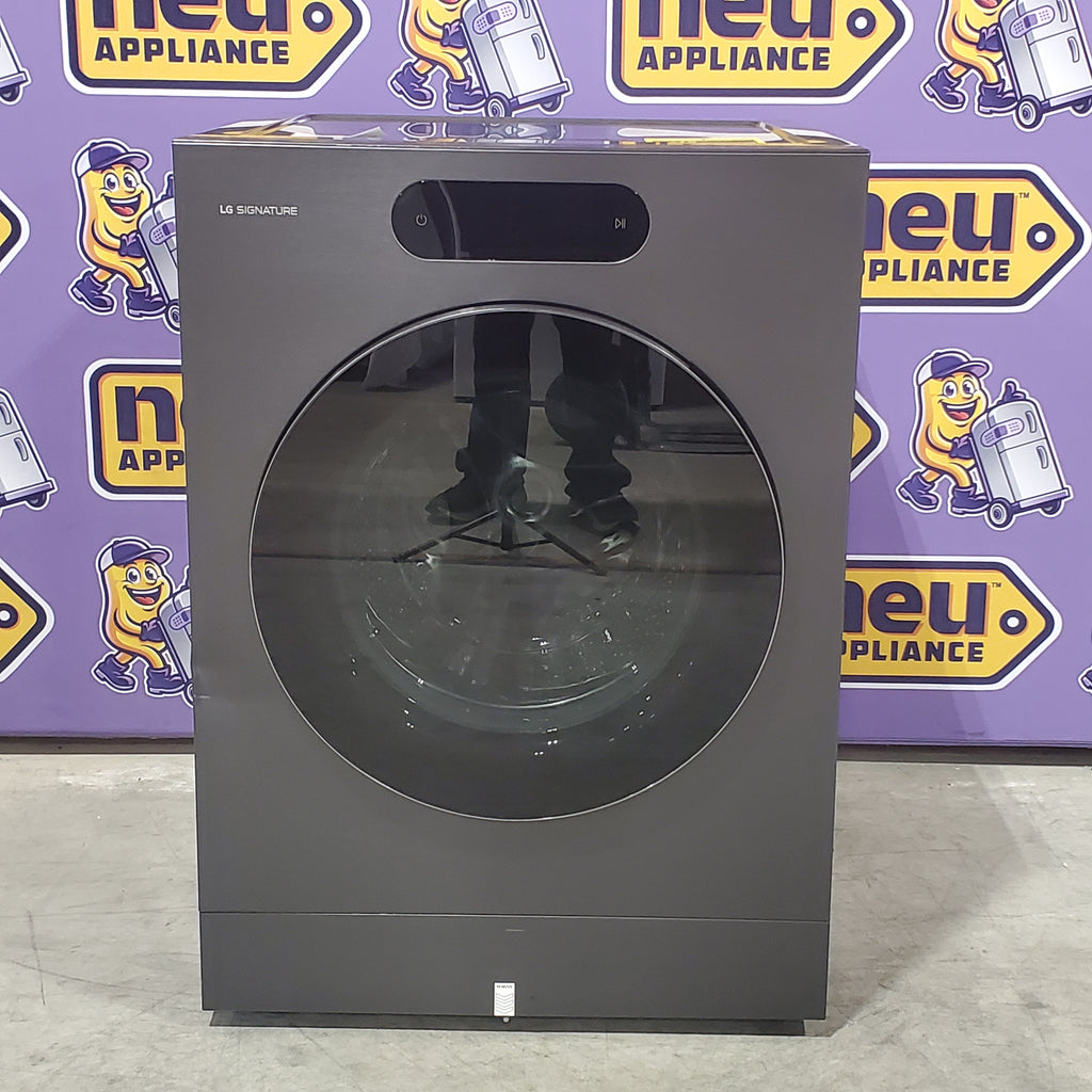 Pictures of LG SIGNATURE 5.8 cu. ft. Smart Front Load Washer with ezDispense® and Touch LCD Control 21SD017 - WM9901HBA - Scratch & Dent (Minor) - Neu Appliance Outlet - Discount Appliance Outlet in Austin, Tx