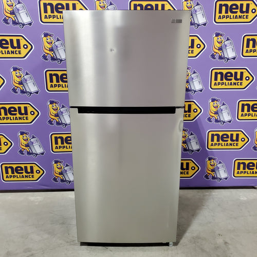 Vissani 18.1 cu. ft. Top Freezer Refrigerator in Fingerprint Resistant Stainless Steel Look, Garage Ready 251312SD972 - MDTF18SSR5 - Scratch & Dent (Moderate)