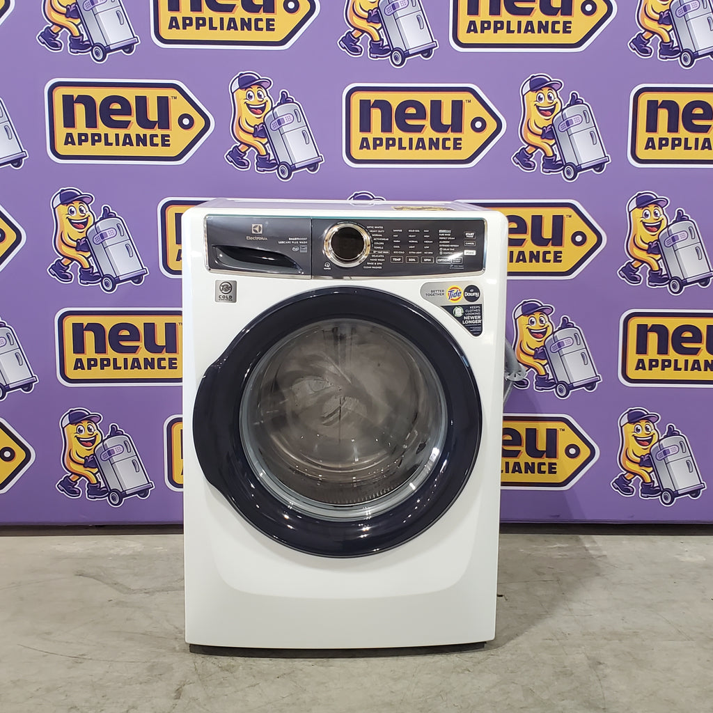 Pictures of Electrolux 4.5 Cu. Ft. Front Load Perfect Steam™ Washer with LuxCare® Plus Wash and SmartBoost® ELFW7626BW - Open Box - Neu Appliance Outlet - Discount Appliance Outlet in Austin, Tx