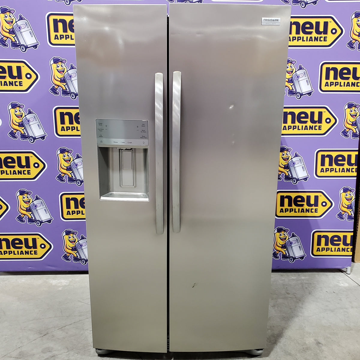 Frigidaire Gallery Smudge Proof Stainless Steel 26 Cu. Ft. Side by Side Refrigerator with Bright LED Lighting 31134SD222 - GRSS2652AF - Scratch & Dent (Moderate)