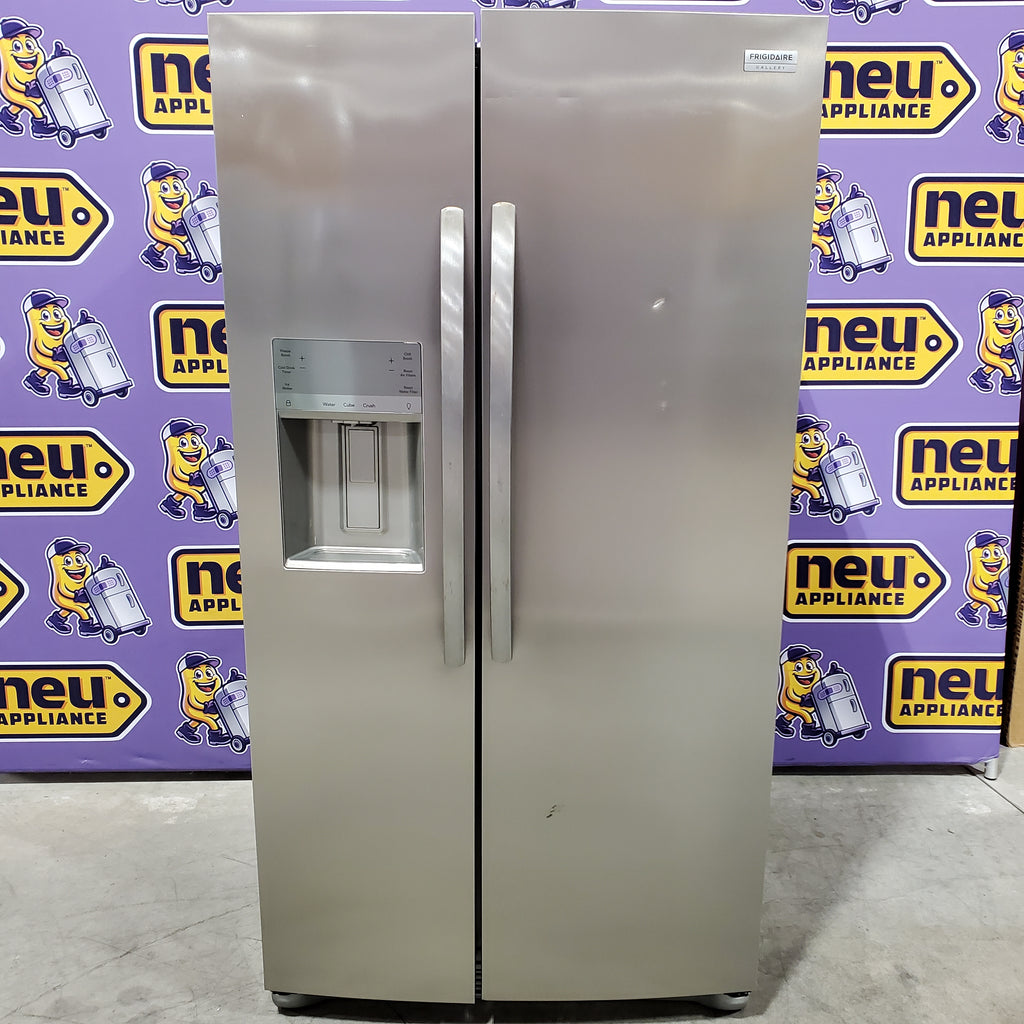 Pictures of Frigidaire Gallery Smudge Proof Stainless Steel 26 Cu. Ft. Side by Side Refrigerator with Bright LED Lighting 31134SD222 - GRSS2652AF - Scratch & Dent (Moderate) - Neu Appliance Outlet - Discount Appliance Outlet in Austin, Tx