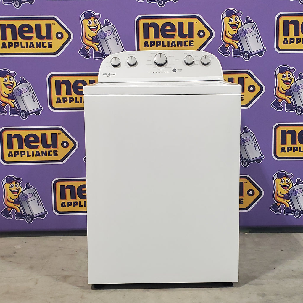 Pictures of HE Whirlpool 3.5 cu. ft. Top Load Washing Machine with Deep Water Wash WTW4816FW and 7 cu. ft. Electric Dryer with AutoDry WED4815EW- Scratch & Dent - Minor - Neu Appliance Outlet - Discount Appliance Outlet in Austin, Tx
