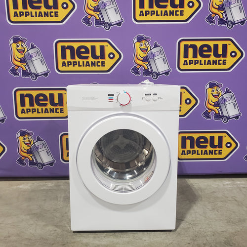 Vibekio 1.8 cu. ft. vented Front Load Stackable Compact Electric Dryer in White 6SD94 - CD-7 - Scratch & Dent (Minor)