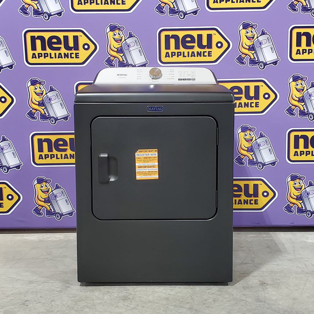 Pictures of Maytag Volcano Black Pet Pro 7.0 cu. ft. Electric Dryer with XL Lint Trap and Steam 3SD632 - MED6500MBK - Open Box - Neu Appliance Outlet - Discount Appliance Outlet in Austin, Tx