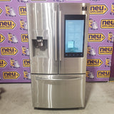 Samsung French Door with Family Hub, 24.2 cu. ft in Stainless Steel RF265BEAESR - Scratch & Dent (Major)