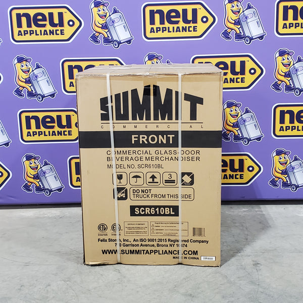 Summit 24 in. 5 cu. ft. Commercial Refrigerator in Black SCR610BL - New in Box