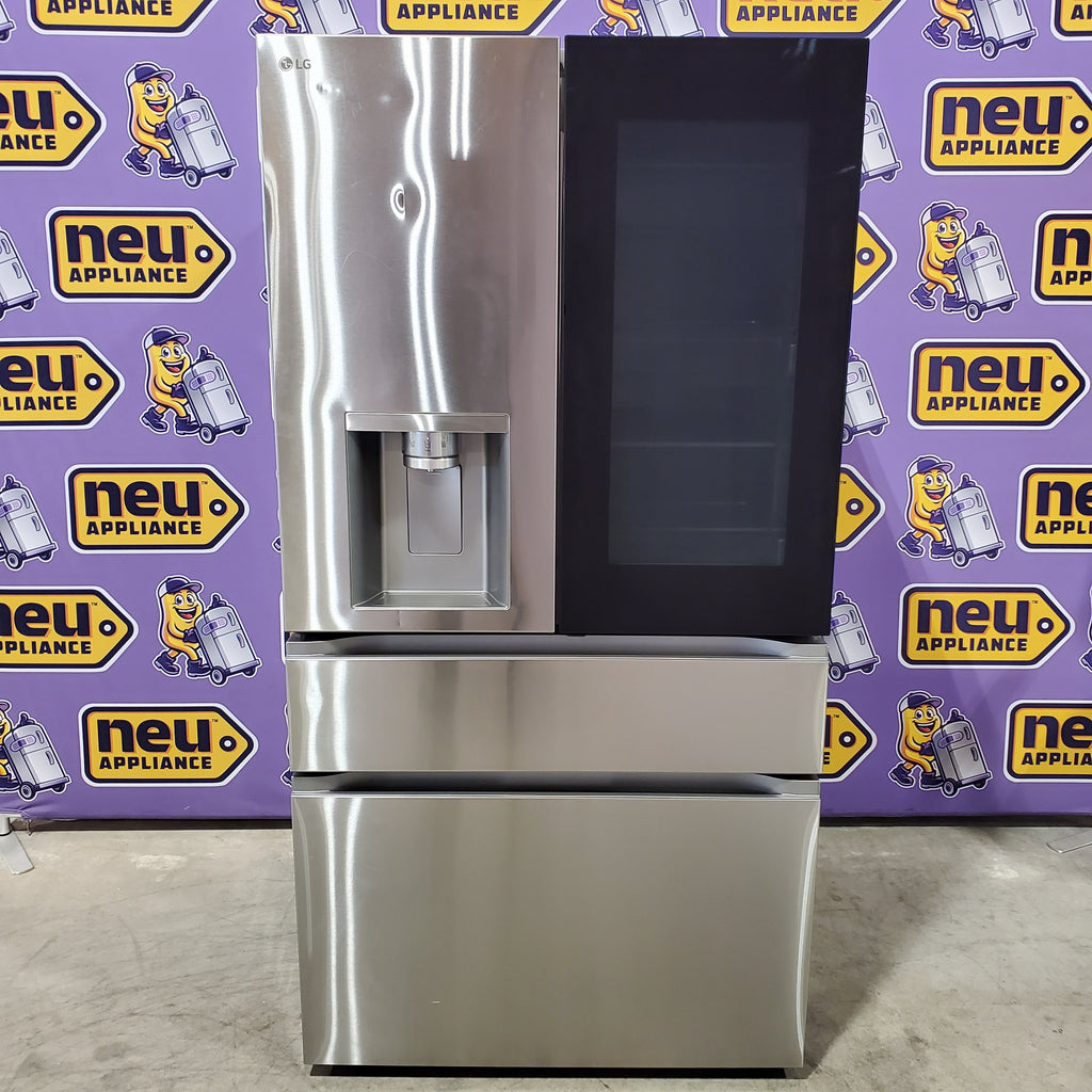 Pictures of LG 29 cu. ft. Smart InstaView® Door-in-Door® Standard-Depth MAX™ 4-Door French Door Refrigerator with MyColor™ 7SD306 - LF29S8365S - Scratch & Dent (Major) - Neu Appliance Outlet - Discount Appliance Outlet in Austin, Tx