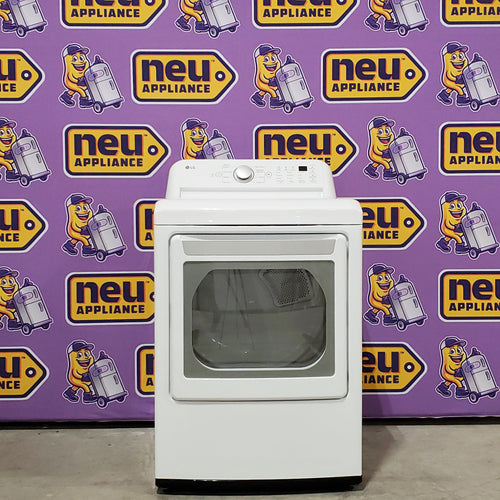 LG 7.3 cu. ft. Ultra Large Capacity Electric Dryer with Sensor Dry Technology 3SD905 - DLE7150W - Scratch & Dent (Minor)