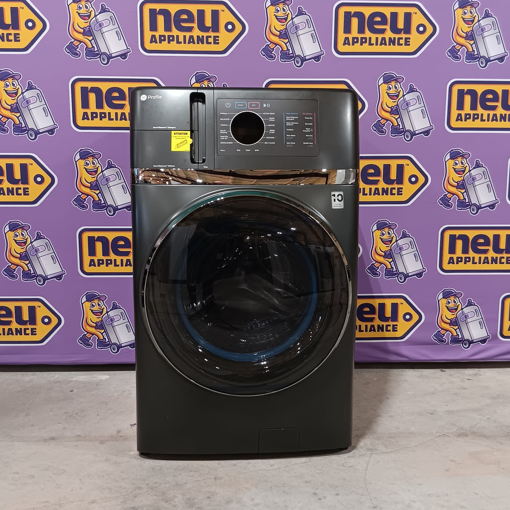 Pictures of GE Profile Energy Star Ultra Fast 4.8 Cu. Ft. Capacity 2-in-1 Washer and Dryer with Ventless Inverter Heat Pump Technology and Pet Hair Removal PFQ97HSPVDS - New in Box - Neu Appliance Outlet - Discount Appliance Outlet in Austin, Tx
