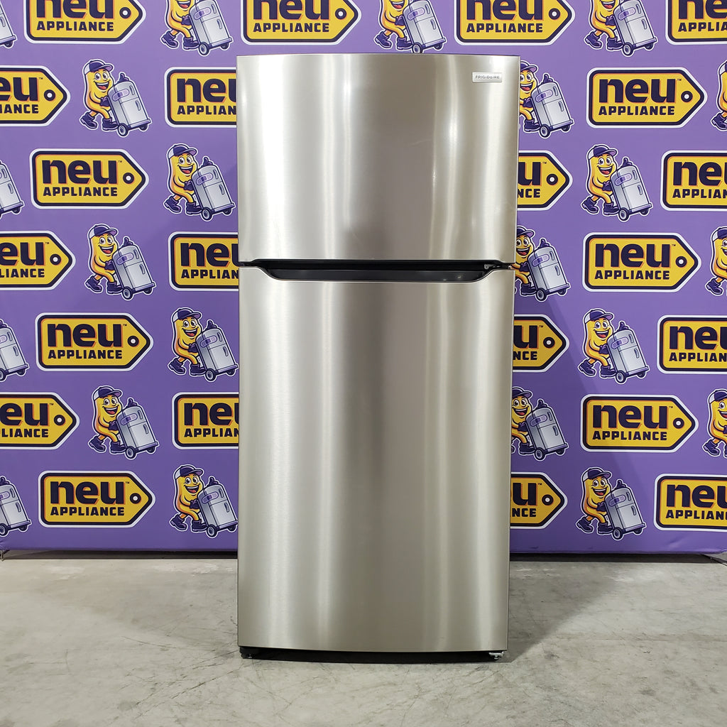 Pictures of Frigidaire 20.0 Cu. Ft. Top Freezer Refrigerator in Stainless Steel LFTR2045VF - Open Box - Neu Appliance Outlet - Discount Appliance Outlet in Austin, Tx