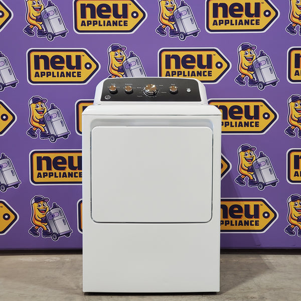 GE 7.2 cu. ft. Capacity Electric Dryer with Up To 120 ft. Venting and Extended Tumble GTD48EASWWB - Open Box