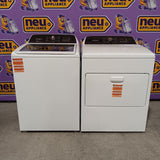Whirlpool Top Load 4.7 Cu. Ft. Washer in White with 2-in-1 Removable Agitator WTW5057LW - Scratch & Dent - Minor and Whirlpool 7.0 cu. ft. Electric Dryer with Hamper Door 16247 - WED5010LW - Open Box