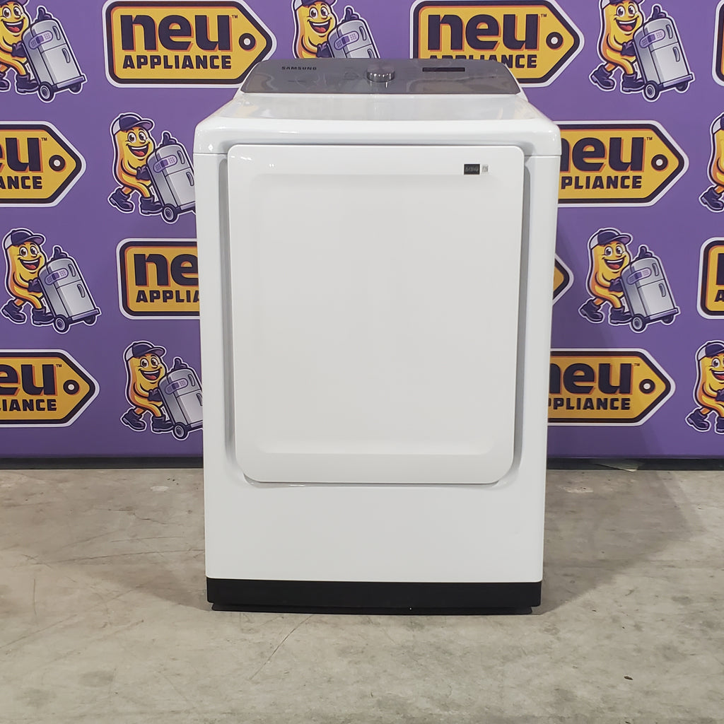 Pictures of 5.2 cu. ft. Samsung Large Capacity Smart Top Load Washer with Super Speed Wash in White and 7.4-cu ft Electric Dryer (White) - New in Box Washing Machine with Scratch and Dent Dryer - Neu Appliance Outlet - Discount Appliance Outlet in Austin, Tx