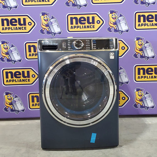 Pictures of GE Profile 5.3 cu. ft. Smart Front Load ENERGY STAR Washer with OdorBlock UltraFresh Vent System and Microban Technology in Sapphire Blue PFW870SPVRS - New in Box - Neu Appliance Outlet - Discount Appliance Outlet in Austin, Tx