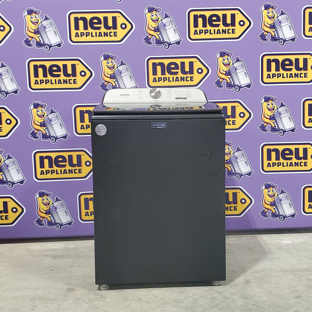 Pictures of Maytag Volcano Black Top Load 4.7 Cu. Ft. Pet Pro Washer with Built-In Faucet MVW6500MBK - Certified Refurbished - Neu Appliance Outlet - Discount Appliance Outlet in Austin, Tx