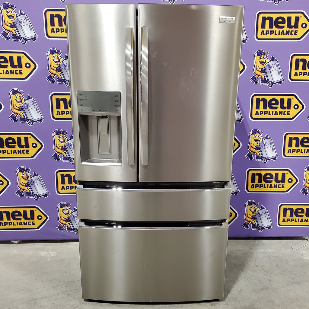 Pictures of Frigidaire Gallery 22 Cu. Ft. 4-Door Counter-depth French Door Refrigerator with Ice Maker (Fingerprint Resistant Stainless Steel) ENERGY STAR 22134SD224 - GRMC2273CF - Scratch & Dent (Major) - Neu Appliance Outlet - Discount Appliance Outlet in Austin, Tx