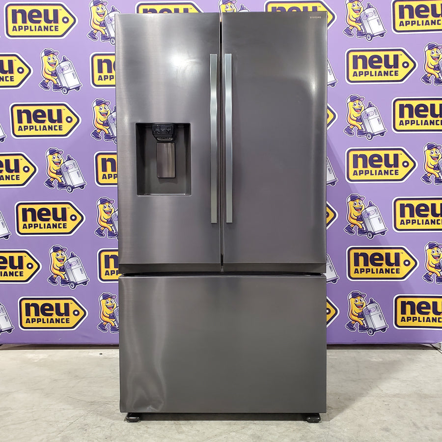 Samsung 3-Door French Door in Matte Black Steel 4SD410 - RF32CG5400MTAA - Scratch & Dent (Minor)