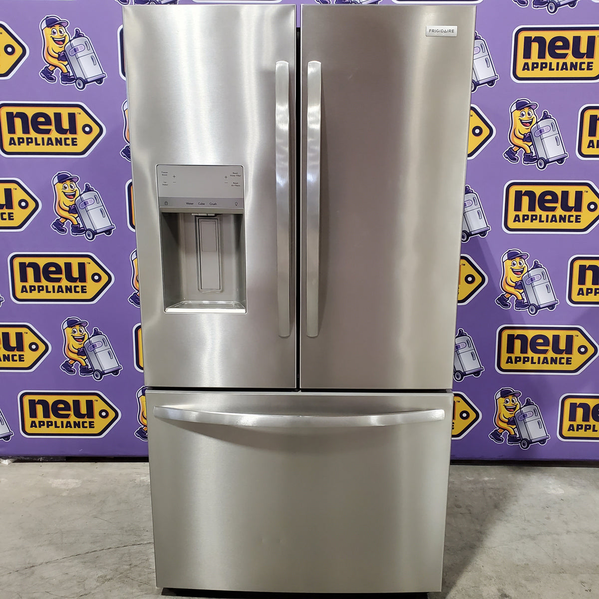 Frigidaire 28 Cu. Ft. French Door Refrigerator in Fingerprint Resistant Stainless Steel 22134SD234 - FRFS282LAF - Scratch & Dent (Moderate)