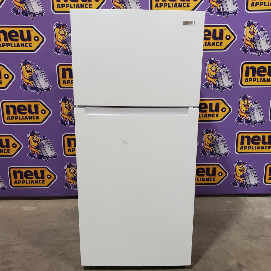 Vissani 14.2 cu. ft. Top Freezer Refrigerator in White, Garage Ready 25139SD814 - MDTF14WH5 - Scratch & Dent (Minor)