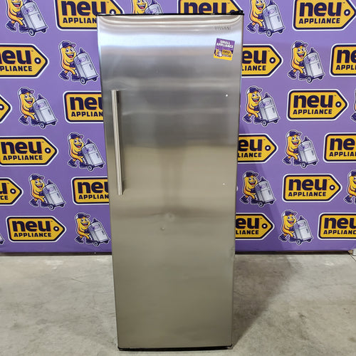 Vissani 24 in. 11 cu. ft. Convertible Auto Defrost Garage Ready Upright Freezer/Refrigerator in Stainless Steel, Energy Star 25136SD651 - VSF11US2A16 - Scratch & Dent (Moderate)