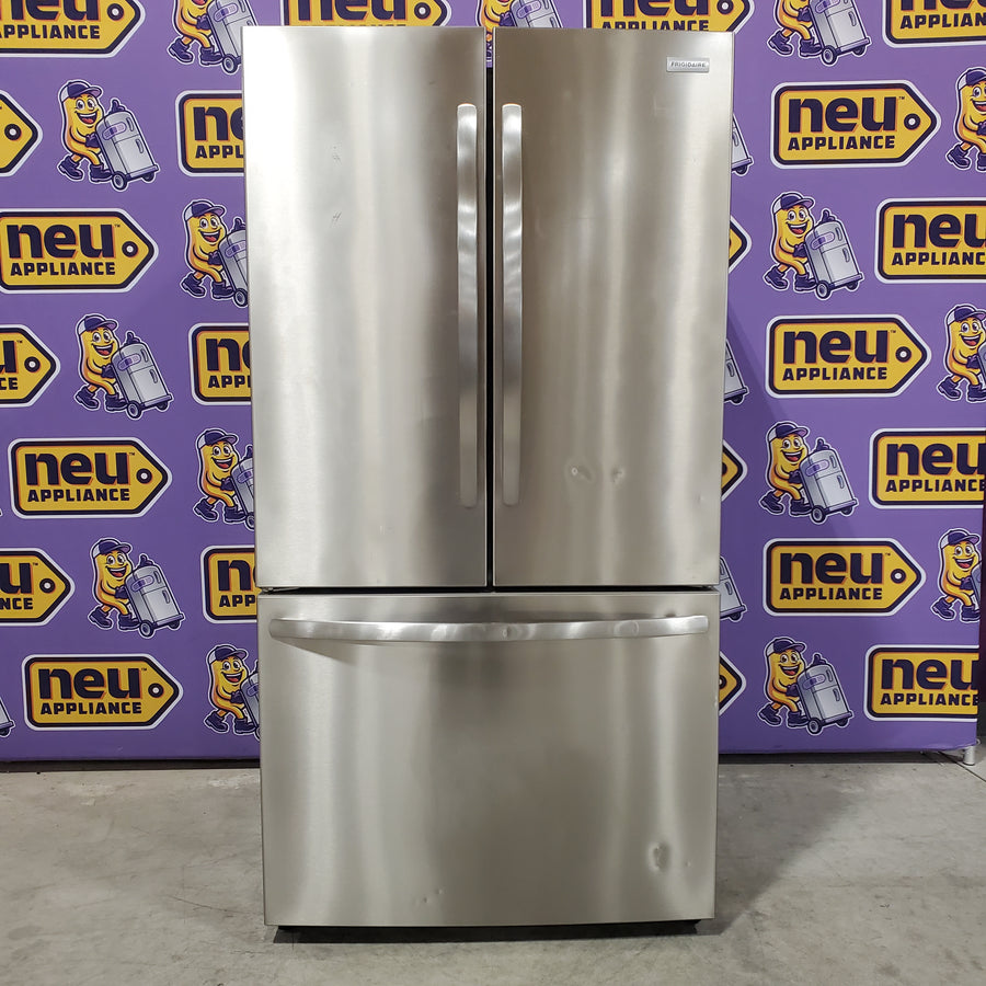 Frigidaire 29 Cu. Ft. Standard-Depth French Door Refrigerator in Stainless Steel 20SD007 - FRFN2813AF - Scratch & Dent (Minor)